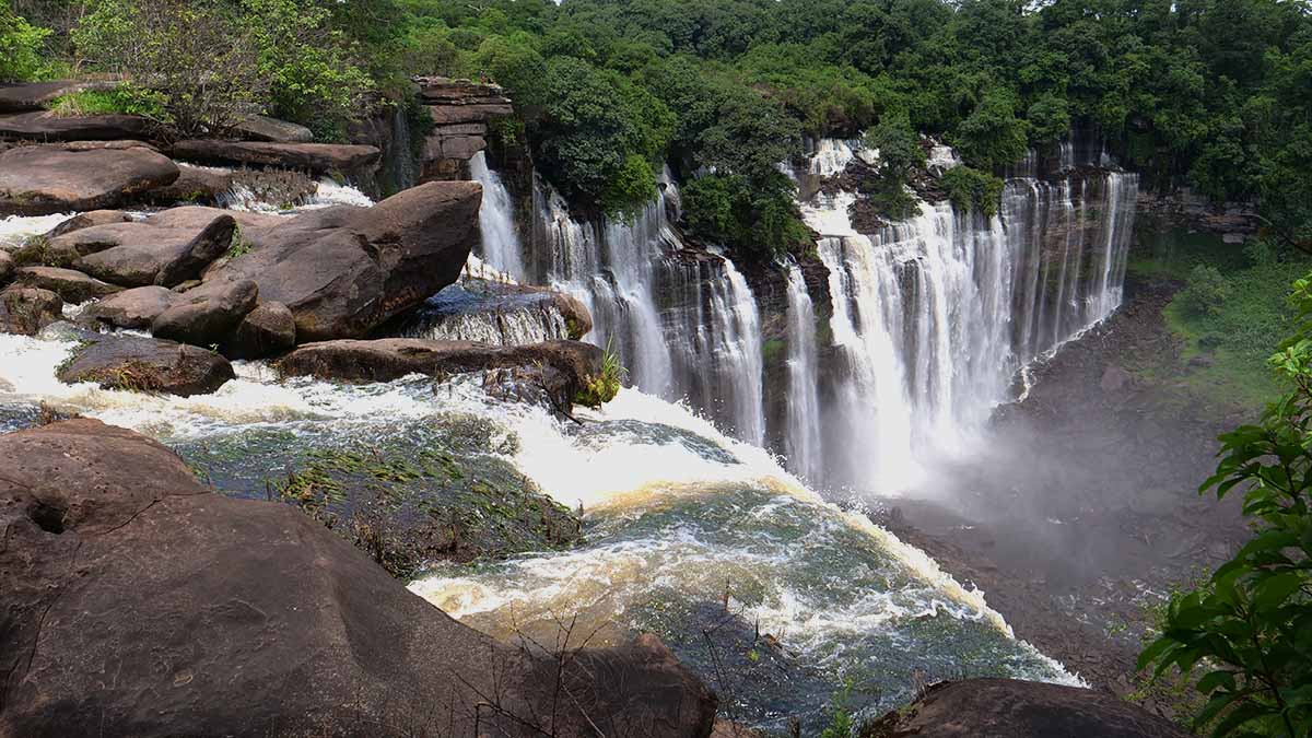 Mindre vattenfall i Angola